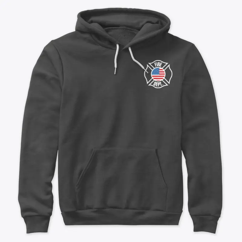 Patriotic Fire Dept Name Gear