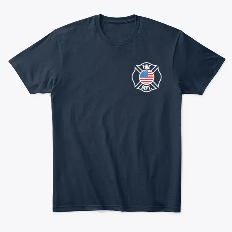 Patriotic Fire Dept Name Gear